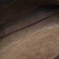 مملوكة مسبقًا Bottega Veneta Olimpia Small Grey Intrecciato Leather Shoulder Bag