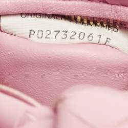 مملوكة مسبقًا حقيبة بوتيغا فينيتا جودي مايكرو كاندي جلد إنتريشياتو سوداء