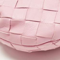 مملوكة مسبقًا حقيبة بوتيغا فينيتا جودي مايكرو كاندي جلد إنتريشياتو سوداء