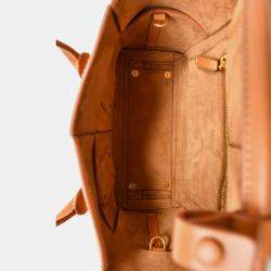 Pre Owned Bottega Veneta Brown Leather Intrecciato Acro Crossbody