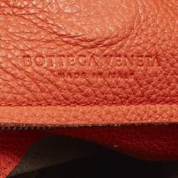 مملوكة مسبقًا Bottega Veneta Baseball Large Red Cervo Leather Hobo