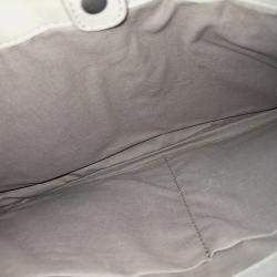 Pre Owned Bottega Veneta Grey Leather clutch