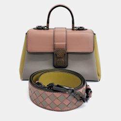 Pre Owned Bottega Veneta Multicolor Leather tote and shoulder bag