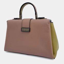 Pre Owned Bottega Veneta Multicolor Leather tote and shoulder bag