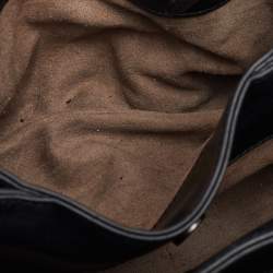 Pre Owned Bottega Veneta Roma Mini Black Intrecciato Leather Tote