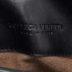 Pre Owned Bottega Veneta Roma Mini Black Intrecciato Leather Tote