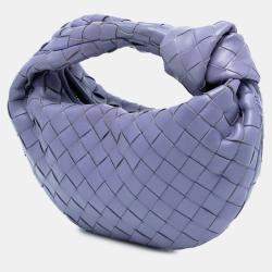 مملوكة مسبقًا حقيبة جودي بوتيغا فينيتا نسيج نابا بنفسجي صغيرة