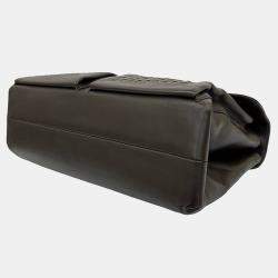 مملوكة مسبقًا Bottega Veneta Brown Intrecciato Trimmed Nappa Business Bag