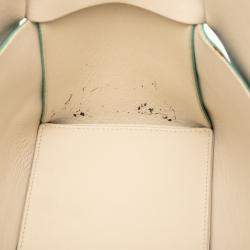 Pre Owned حقيبة يد بوتيغا فينيتا آركو ماكسي نسيج نابا متوسط أزرق