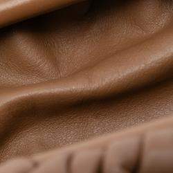 Pre Owned حقيبة كروس بودي بوتيغا فينيتا الميني جلد الحمل البني