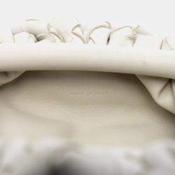 مملوكة مسبقًا حقيبة كروس بودي بوتيغا فينيتا ميني بوش انتريشياتو نابا أبيض