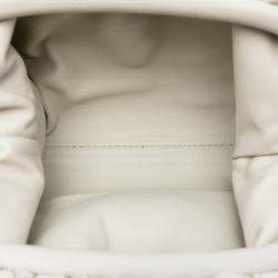 مملوكة مسبقًا حقيبة كروس بودي بوتيغا فينيتا ميني بوش انتريشياتو نابا أبيض