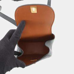 Pre Owned Bottega Veneta Palmellato Belt Bag Black Leather