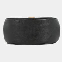 Pre Owned Bottega Veneta Palmellato Belt Bag Black Leather