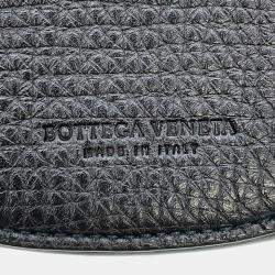 Pre Owned Bottega Veneta Palmellato Belt Bag Black Leather