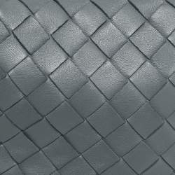 Pre Owned حقيبة هوهو بوتيغا فينيتا جودي مصغرة جلد إنتريشياتو رمادي