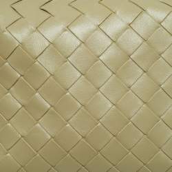 Pre Owned حقيبة بوتيغا فينيتا والاس جلد إنترشيات بني داكن