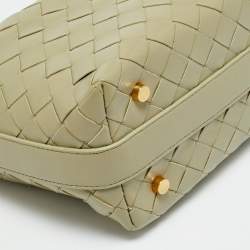 Pre Owned حقيبة بوتيغا فينيتا والاس جلد إنترشيات بني داكن