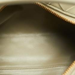 Pre Owned حقيبة بوتيغا فينيتا والاس جلد إنترشيات بني داكن