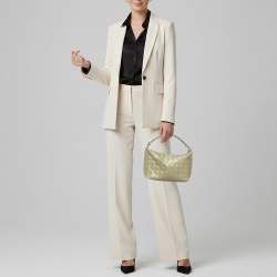 Pre Owned حقيبة بوتيغا فينيتا والاس جلد إنترشيات بني داكن