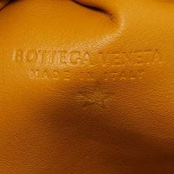 Pre Owned Bottega Veneta The Pouch Mini Tan Leather Bag