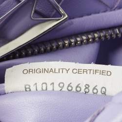 Pre Owned حقيبة بوتيغا فينيتا صغيرة جودي جلد أبيض إنترشياتو هوبو