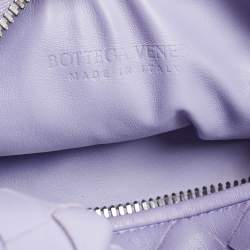 Pre Owned حقيبة بوتيغا فينيتا صغيرة جودي جلد أبيض إنترشياتو هوبو