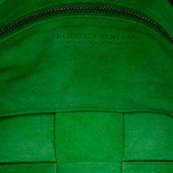 Pre Owned Bottega Veneta White Nappa Intrecciato Cassette Crossbody