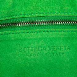 Pre Owned Bottega Veneta White Nappa Intrecciato Cassette Crossbody