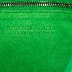 Pre Owned Bottega Veneta White Nappa Intrecciato Cassette Crossbody