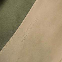 Pre Owned Bottega Veneta Beige Lambskin Intrecciato Tote Bag