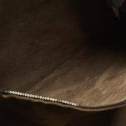 Pre Owned Bottega Veneta Double Zip Detail Black Intrecciato Leather Tote