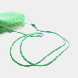 Pre Owned Bottega Veneta Green Mini Lambskin Intrecciato Loop Camera Bag