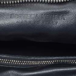 Pre Owned Bottega Veneta BV Twist Black Intrecciato Leather Clutch
