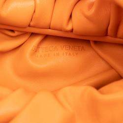 مملوكة مسبقًا Bottega Veneta Orange Lambskin The Shoulder Pouch