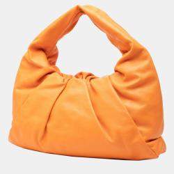 مملوكة مسبقًا Bottega Veneta Orange Lambskin The Shoulder Pouch