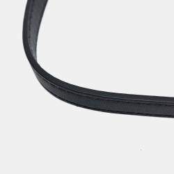 Pre Owned حقيبة كروس بوتيغا فينيتا شبك جلد أسود