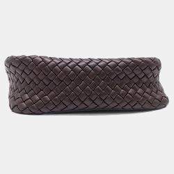 Pre Owned Bottega Veneta Brown Leather Cobble Shoulder Bag