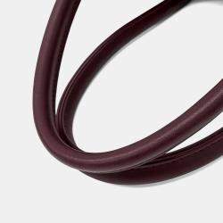 Pre Owned Bottega Veneta Burgundy Leather Pinacoteca Large