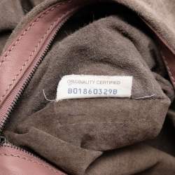 Pre Owned حقيبة كامبانا بوتيغا فينيتا نابا أنترتشياتو كبيرة وردية