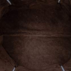 Pre Owned Bottega Veneta Blue Small Calfskin Intrecciato Pinacoteca Tote