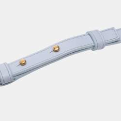 Pre Owned Bottega Veneta Blue Small Calfskin Intrecciato Pinacoteca Tote