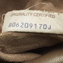 مملوكة مسبقًا Bottega Veneta Olimpia Medium Dark Beige Intrecciato Leather Shoulder Bag