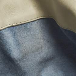 Pre Owned Bottega Veneta Roma Large Off White Intrecciato Leather Tote