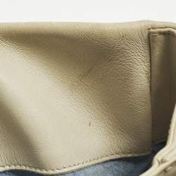 Pre Owned Bottega Veneta Roma Large Off White Intrecciato Leather Tote