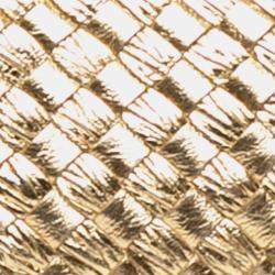 Pre Owned Bottega Veneta Gold Mini Metallic Lambskin Intrecciato Loop Camera Bag