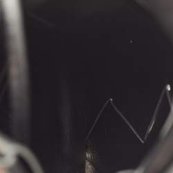 Pre Owned Bottega Veneta Phone Holder Black Intrecciato Leather Crossbody Bag