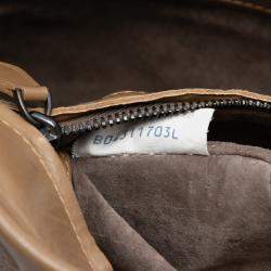 مملوكة مسبقًا حقيبة يد بوتي غا فينيتا روما متوسطة جلد نابا انتريشياتو بنية