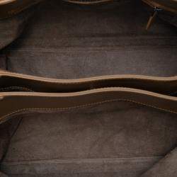 مملوكة مسبقًا حقيبة يد بوتيغا فينيتا روما متوسطة جلد نابا انتريشياتو بنية