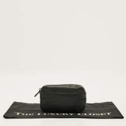 Pre Owned Bottega Veneta Black Leather Convertible Pouch